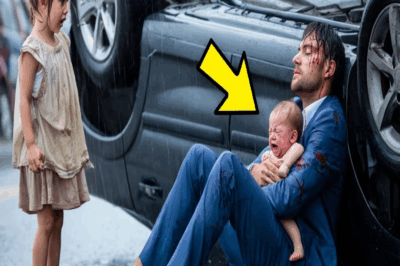NIÑA SIN HOGAR VE A UN MILLONARIO DESMAYADO CON UN BEBÉ EN UN ACCIDENTE, PERO ALGO SUCEDE CUANDO…