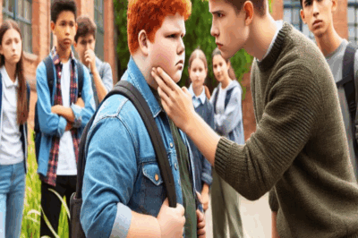 Los matones no saben que el chico gordito que intimidan se entrena para ser un boxeador fuerte.