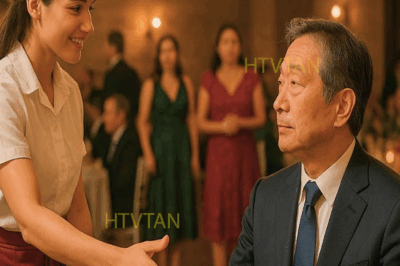 En la fiesta, nadie bailaba con el millonario japonés… hasta que la camarera lo invitó en japonés…