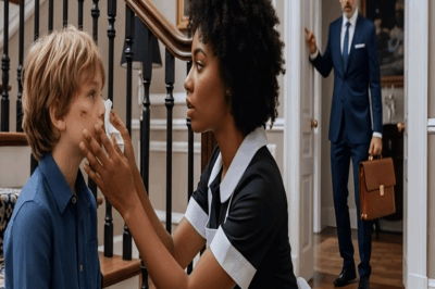 Un Multimillonario Regresó Sin Aviso… Y Se Sorprendió Al Ver A La Criada Negra Con Su Hijo
