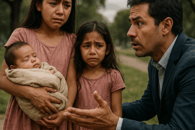 Millonario Ve A Dos Niñas Solas Con Un Bebé… Y Su Corazón Decide Antes Que Su Cabeza.