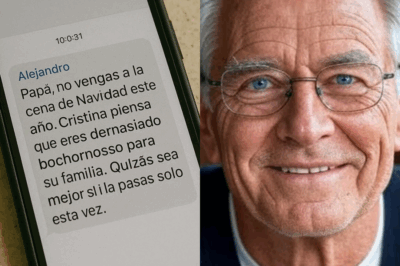 Mi hijo me escribió: ‘No vengas a Acción de Gracias – Eres muy vergonzoso.’ Así que lo corté…