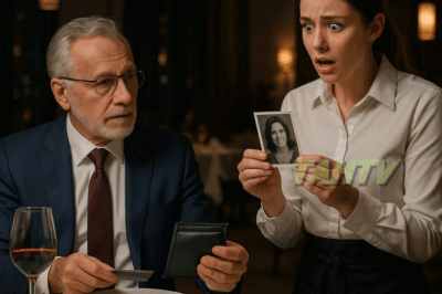 Camarera al multimillonario: “¡Esa foto es mi madre!” — La mentira de su esposa impactó a todos