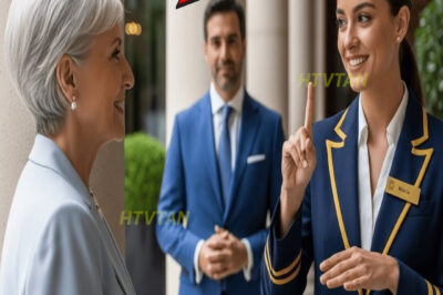 La Recepcionista Tímida Saludó A La Madre Sorda Del Millonario En Señas — Sin Saber Que Él Miraba…