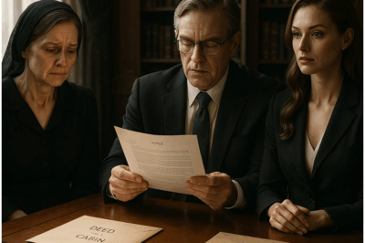 Mi esposo falleció y mi hija heredó la casa y 6 millones de dólares. A mí solo me quedó una cabaña…