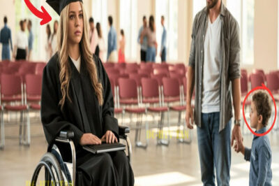 La Hija Minusválida del CEO Estaba Sola en su Graduación… Hasta que un Padre Soltero se Acercó…