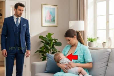 UN MULTIMILLONARIO VIUDO DEJÓ A SU BEBÉ AL CUIDADO DE LA NIÑERA… AL REGRESAR Y VERLA AMAMANTANDO…