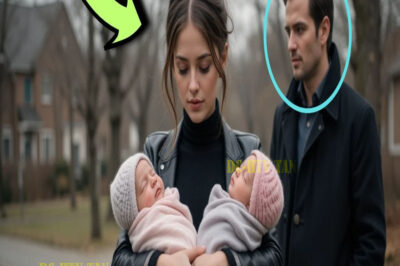 Salió del hospital con gemelos no deseados… y se congeló al ver quién la esperaba afuera…