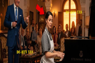 “¡SI TOCAS ESE PIANO, ME CASARÉ CONTIGO!”… SE BURLÓ EL MILLONARIO… LA LIMPIADORA TOCÓ COMO GENIO…