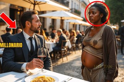MENDIGA NEGRA EMBARAZADA Pregunta: “¿Sobró Algo?”–Cuando El MILLONARIO Vio Su Estado, Todo Cambió…