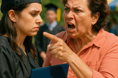 Mientras sostenía mi diploma, mi madre me gritó: “De nada sirve, sigues siendo basura”