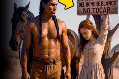 APACHE SILENCIOSO ENCONTRÓ A UNA JOVEN COLGADA DE UN ÁRBOL CON UN LETRERO QUE DECÍA…