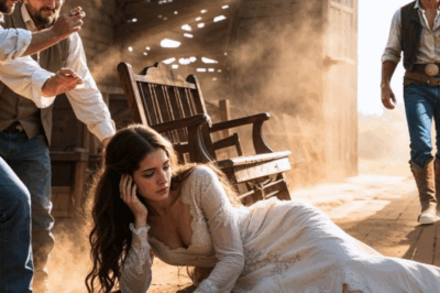 Los acosadores se burlaron de la novia discapacitada en silla de ruedas, sin saber que el vaquero silencioso estaba detrás de ellos.