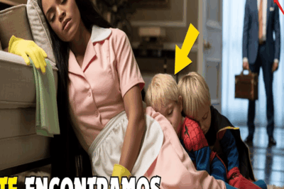 Iba a Despedir a la Criada, Pero se Congeló al Verla Durmiendo en el Suelo con sus Gemelos….