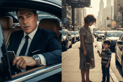 “Millonario encontró a su ex esposa y a su hijo secreto vendiendo flores en la calle”