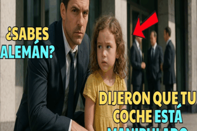 La niña oyó a los guardias hablar en alemán y advirtió al CEO millonario que no subiera al coche.