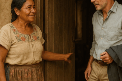 Mujer humilde de campo dio abrigo a un forastero… sin saber que era un millonario buscando refugio