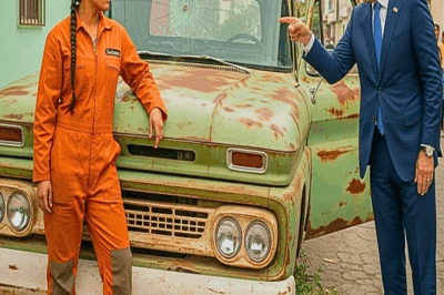 “¡ESA CAMIONETA NO VALE NI UN PESO!” — GRITÓ EL MILLONARIO… HASTA QUE LA MECÁNICA LA VOLVIÓ UNA JOYA