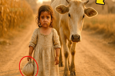 UNA NIÑA SOLITARIA SIGUIÓ A UNA VACA CALLEJERA… Y LO QUE ELLA VIO, DEJÓ A TODOS SIN PALABRAS