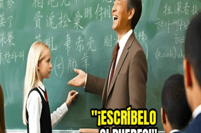 Le pide a la hija de la empleada escribir en japonés… sin saber que domina nueve idiomas.