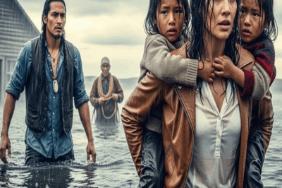 ELLA CARGÓ A DOS GEMELOS LAKOTA FUERA DE LA INUNDACIÓN — SU PADRE CAMINÓ MILLAS PARA AGRADECÉRSELO.