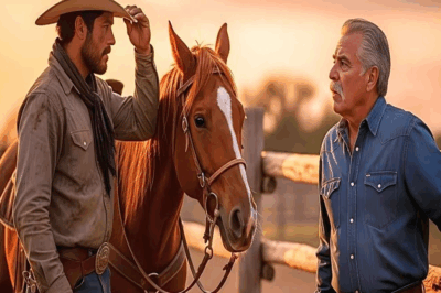 “Mi madre fallecida me pidió venir aquí si alguna vez necesitaba ayuda” Dijo el forastero al patrón