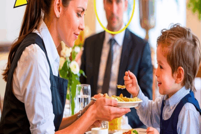 MESERA ALIMENTA A UN NIÑO CON DISCAPACIDAD SIN SABER QUE ES HIJO DE UN…