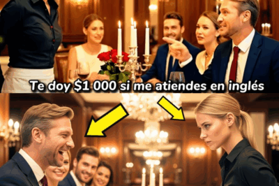 “¡TE DOY MIL DÓLARES SI ME ATIENDES EN INGLÉS!” SE BURLÓ EL MILLONARIO… LO QUE ELLA DIJO CAMBIÓ TODO