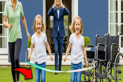 Gemelas del millonario no podían caminar… hasta que descubre a la niñera haciendo esto en secreto