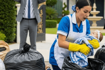 LAS NIÑERAS TIRARON AL BEBÉ DEL MILLONARIO A LA BASURA… ¡LA EMPLEADA LO RESCATÓ A TIEMPO!