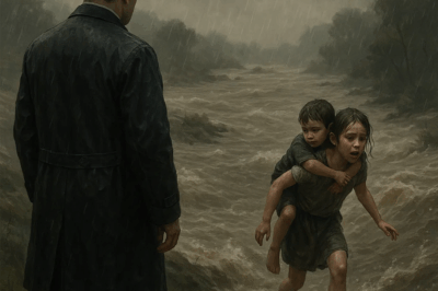 El hijo discapacitado de un millonario quedó atascado en el barro, hasta que una niña pobre actuó.