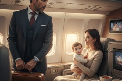 EL MULTIMILLONARIO SE QUEDÓ HELADO AL VER A SU EXESPOSA EN UN VUELO CON UN BEBÉ IGUAL A ÉL