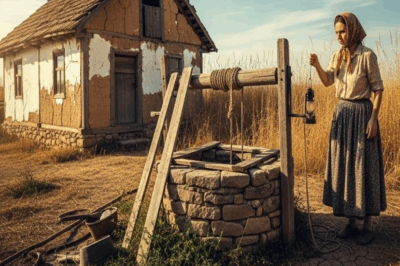 Mujer encontró un pozo seco detrás de su casa — y lo que halló dentro hizo temblar al pueblo.
