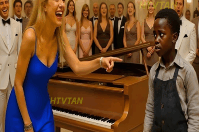“Si puedes tocar este piano, te adoptaré” – La esposa millonaria se burla de un niño negro, pero lue…