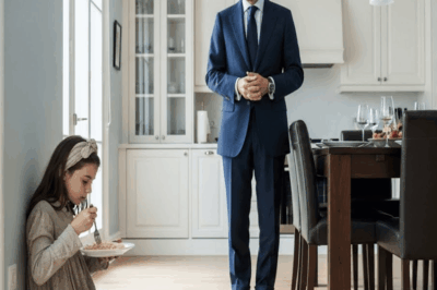 Millonario Sorprende A La Hija De Su Empleada Mientras Se Esconde Para Comer Sobras… Y Todo Cambia