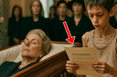 Millonaria PIDIÓ que un NIÑO DE LA CALLE leyera su TESTAMENTO en su funeral frente a sus HEREDEROS.