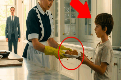 EL HIJO DEL MILLONARIO LLORABA DE HAMBRE Y SOLO LA EMPLEADA POBRE LE DIO DE COMER