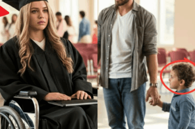 La Hija Minusválida del CEO Estaba Sola en su Graduación… Hasta que un Padre Soltero se Acercó.