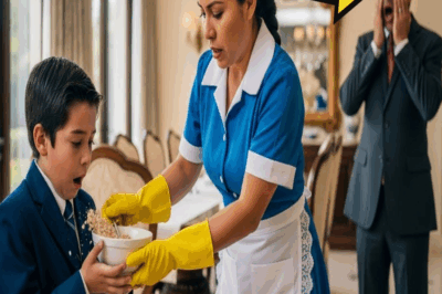 ¡EL HIJO DEL MILLONARIO ERA ENVENENADO… SOLO LA FAXINEIRA POBRE SE ATREVIÓ A SALVARLO!