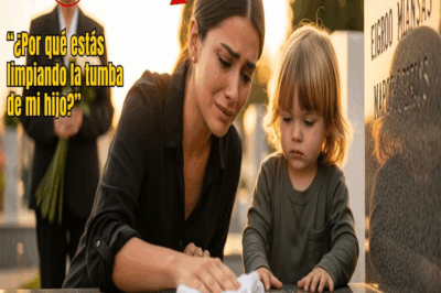 Una Billonaria Visita la Tumba de su Hijo y Encuentra a una Mujer Mexicana Limpiando la Lápida…