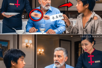 El millonario vio los moretones de la mesera china… y el mensaje que un niño leyó lo dejó paralizado