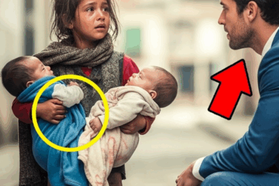 “¿TE QUEDAS CON UNO?”—SUSURRA LA NIÑA ENTRE LÁGRIMAS. MILLONARIO SE QUEDA HELADO AL VER A UNA NIÑA