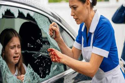 LA NOVIA DEL MILLONARIO “OLVIDA” A SU HIJA ENCERRADA EN EL COCHE, HASTA QUE LA EMPLEADA HACE ESTO ..