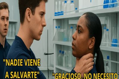 Matón racista ataca a maestra negra en el laboratorio, sin saber que su pasado militar lo destruiría