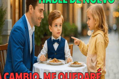 Chica pobre al CEO: “Si hago hablar a tu hijo, ¿me das las sobras?” Él ríe… y el niño habla