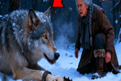 La anciana vio a un lobo atrapado en una trampa… y lo que hizo después