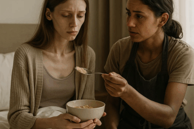 LA HIJA DEL MILLONARIO NO COMÍA HACE 2 SEMANAS, HASTA QUE LA NUEVA EMPLEADA MAS POBRE LLEGÓ…