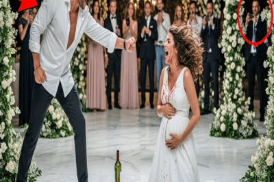 Millonario Abofetea a Su Esposa Embarazada en la Boda — Su Padre lo Deshereda tras Ver el Video