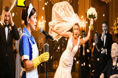 EMPLEADA INTERROMPE LA BODA DEL MILLONARIO — Y LO QUE REVELÓ EN EL MICRÓFONO DEJÓ A TODOS EN SHOCK