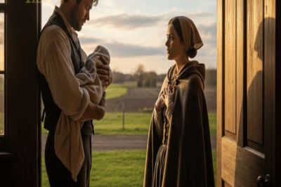 Tocó la puerta con el pecho lleno de leche — y encontró a un viudo con un bebé hambriento
